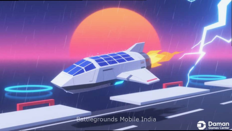 Battlegrounds Mobile India Vehicle Gameplay Battlegrounds Mobile India gameplay showing a player using a motorcycle to navigate the map